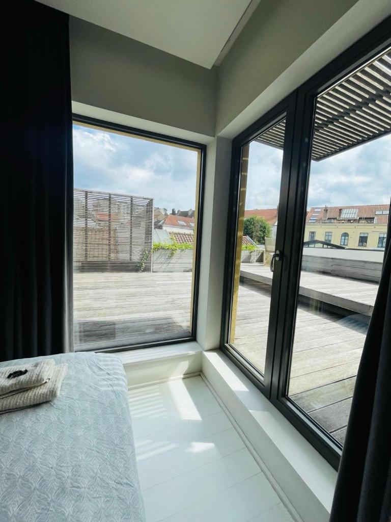 Ferienwohnung Down Town Penthouse With Private Parking Brüssel Exterior foto