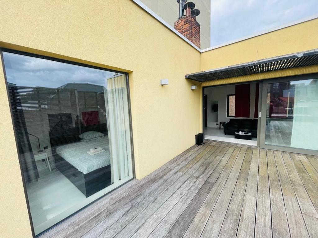 Ferienwohnung Down Town Penthouse With Private Parking Brüssel Exterior foto